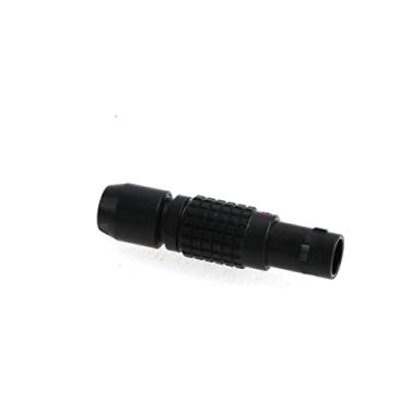 Imagem de ZBLZGP 0B Conector de Aviação de Metal Plugue Macho Push-Pull Auto-Bloqueio Elétrico Industrial Auto Tomada de Sinal de Alimentação para Teradek Tilta ARRI (4 pinos, Preto FGG)