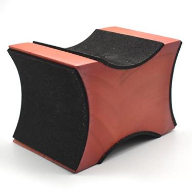 Imagem de SoulDiM Almofada de apoio de apoio de pescoço de guitarra para guitarra acústica elétrica instrumento de corda de baixo Luthier configuração ferramenta de reparo de limpeza (quadrado)