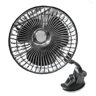 Imagem de Ventilador Dpofirs Elétrico de 6 Polegadas, Silencioso e Portátil para Carro, com Design de Pás Aprimorado e Montagem com Grampo