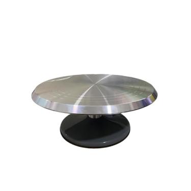 Imagem de Bailarina Prato Base Para Confeitar Bolo Torta Profissional Giratória Rolamento Duplo Blindado 31cm