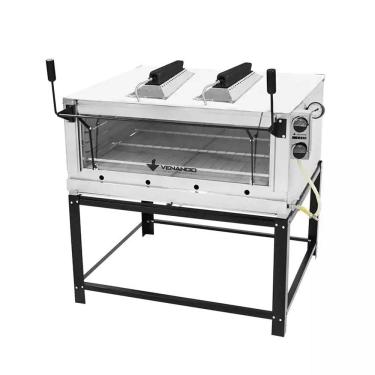 Imagem de Forno Refratário a Gás com Infravermelho 90 cm FIRIV90 Venâncio