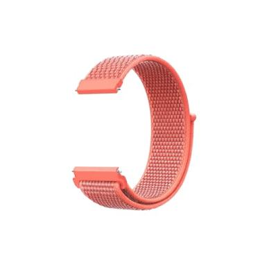 Imagem de Estilo no Pulso, Pulseira de Nylon 20mm compatível com Amazfit Cheetah Square cor:Laranja