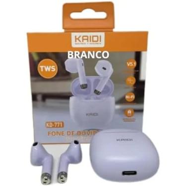 Imagem de Fone De Ouvido Sem Fio Kaidi TWS Smart Touch V5.1 Kd-771 (Branco)