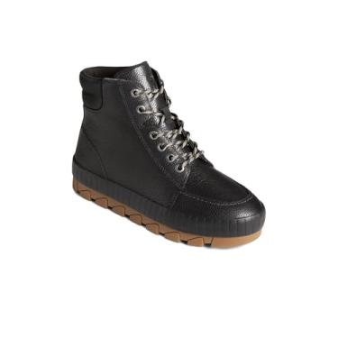 Imagem de Sperry Bota de neve masculina Torrent com cadarço, Couro preto, 37