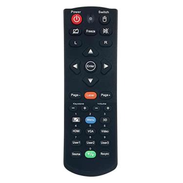 Imagem de Controle remoto compatível com projetor OPTOMA EH515T WU515T ZW400UST ZW400USTI ZH400USTI ZH510T ZH400UST EH200ST W319UST W319USTIR W320USTI EH490 W504-M EH460 EH460 EH460 460ST X 461 WU470 W460ST