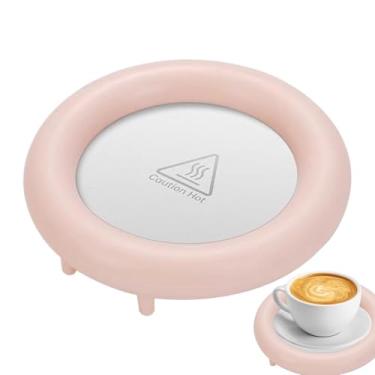 Imagem de Almofada de aquecimento de café, placa aquecedora de café | Aquecedor de mamadeiras para leite materno com temperatura constante de 55 graus Celsius | Almofada de copo quente inteligente USB Mug Warme