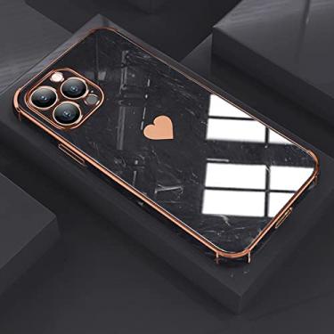 Imagem de Capa macia à prova de choque de luxo para iphone 13 12 11 pro max xs xr xr 8 7 plus iphone12 12pro iphone11 capas de textura de mármore, preto, para iphone 11