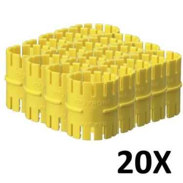 Imagem de Kit 20 Emenda Luva Pressão Para Conduíte Corrugado 25mm 3/4 - Krona