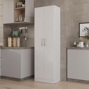 Imagem de Armário Multiuso 2 Portas 3 Prateleiras Internas Macau 170cm - ViaNoss