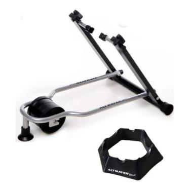 Imagem de Rolo De Treino Bicicleta Al200 Dobrável + Base Dianteira - Altmayer