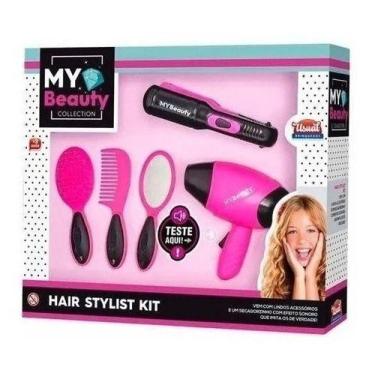 Imagem de Kit Beleza My Hair Stylist Chapinha Escova Secador Usual 408 - Usual P