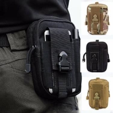 Imagem de Bolsa Pequena De Lado Transversal Multiuso Camping - AlwyStore, Preto