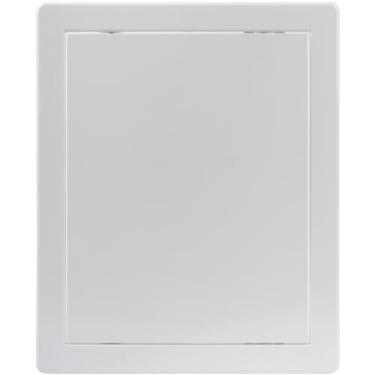 Imagem de Vent Systems Painel de acesso 20 x 25 cm - Portas de fácil acesso - plástico ABS - Painel de acesso para drywall, parede e teto tampa de porta de serviço elétrico e encanamento - Dimensões externas 21,5 x 25,6 cm, branco