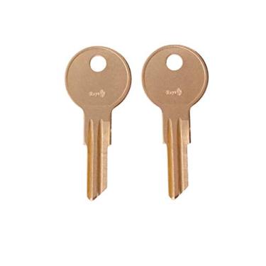 Imagem de Par de 2 chaves de substituição para código 001 002 003 004 005 Husky Tool Box (apenas para o quartilho) Home Depot. Chaves pré-cortadas para código por keys22, 003 husky
