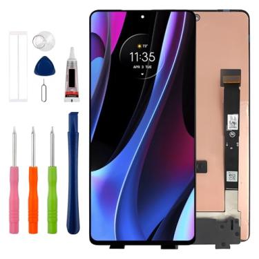 Imagem de [Novo] Substituição do conjunto de digitalizador de tela LCD Duotipa para M-otorola M-oto E-dge+ Plus 2022 XT2201-1 XT2201-3 XT2201-4 6,7 polegadas com kit de ferramentas de reparo técnico - preto.