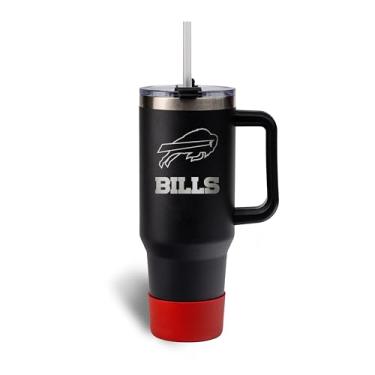 Imagem de The Memory Company Copo oficialmente licenciado NFL - Buffalo Bills 1,304 g Game Day com logotipo do time gravado a laser