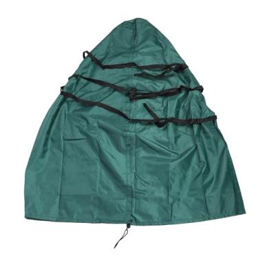 Imagem de Capa de árvore de Natal, Saco de Armazenamento de árvore de Natal Vertical 420D Revestido de Prata Poeira à Prova de Chuva Protetor Solar Saco de Armazenamento de árvore