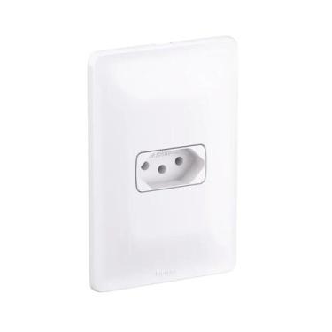 Imagem de Conjunto 4x2 1 Tomada 2P+T 20A 250V Branco ZEFFIA - Pial Legrand