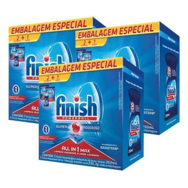 Imagem de Kit Com 3 Finish Box Com 2 Powerball E Secante 250ml Cada