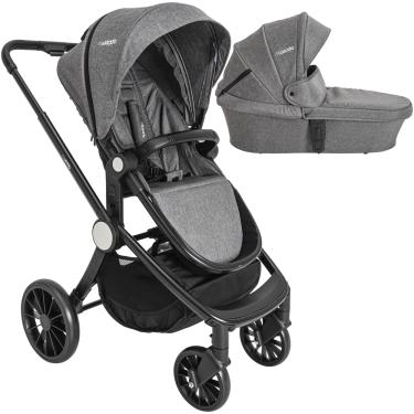Imagem de Carrinho de Bebe Moises Passeio Kiddo Sunny Melange Grafite