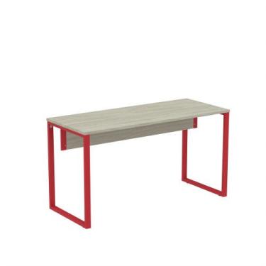 Imagem de Mesa Diretora Tubular P25 Pandin 1,50,6 M Casablanca e Vermelho