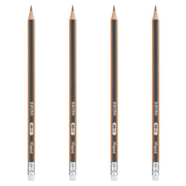Imagem de Lápis Preto HB N2 Black Peps Triangular Ergonômico Kit c/ 2, 4 ou 6 Un