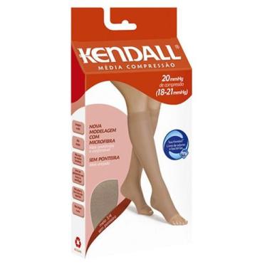 Imagem de Meia 3/4 kendall média compressão sem ponteira, GG, Mel