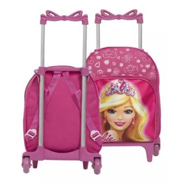 Imagem de Mochila Infantil Escolar De Rodinha Pequena Para Meninas Boneca Person