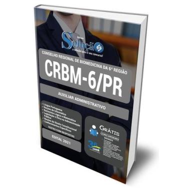 Imagem de Apostila CRBM 6 - Auxiliar Administrativo - Editora Solução