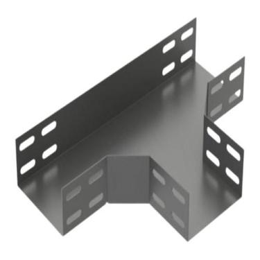 Imagem de Te Horizontal Liso Para Eletrocalha 50x50mm - Luxtil Elétrica