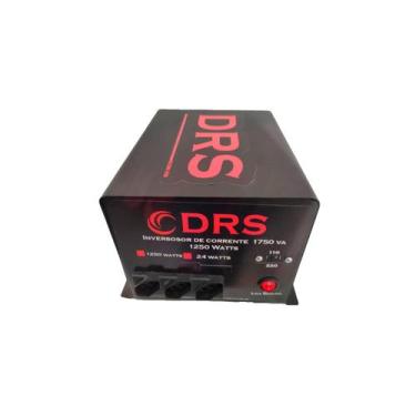 Imagem de Inversor DRS nacional 1750VA 1250WATTS 12V ou 24V onda quadrada - DRS