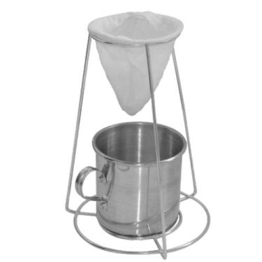 Imagem de Suporte para Coador de Café Expresso com 3 Pés com Coador - ARAMEFER