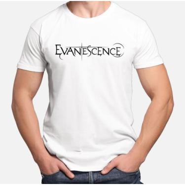 Imagem de Camiseta Masculina Evanescence Frase Banda Show 100%  Algodão - SEMPRE