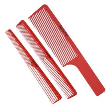 Imagem de Kit de Pentes Babyliss Pro Red Barberology - BabylissPRO