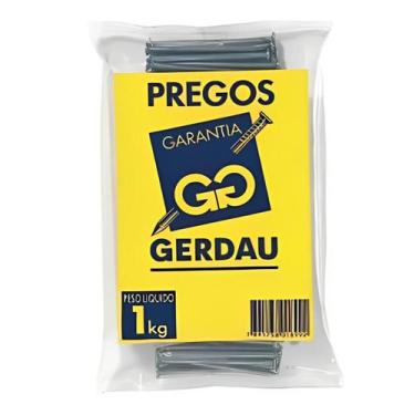 Imagem de Prego 18x27 Com Cabeça Aço Polido Resistente 1 Kg Não Oxida - Gerdau