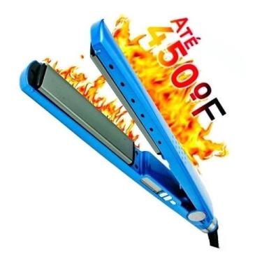 Imagem de Prancha Chapinha Alisadora Profissional 450F / 232C AZUL BIVOLT PRONTA