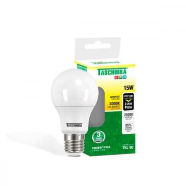 Imagem de Lampada Led Bulbo Taschibra 15W 3000K