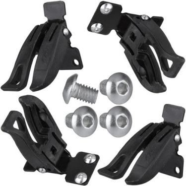 Imagem de Kit Fecho Bota Esquerda Motocross Adulto Pro Tork Preto Tam. Único, Pr