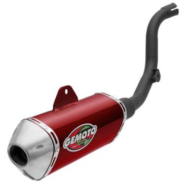 Imagem de Ponteira Gemoto Racing 3 Trioval Crf 250f, VERMELHO