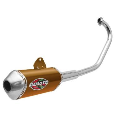 Imagem de Escapamento Escape Gemoto Racing 3 Trioval Suzuki Yes 125 2004 - 2013 