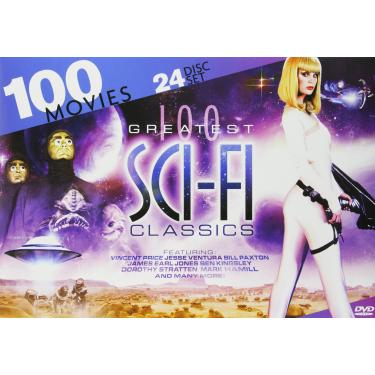 Imagem de 100 Greatest Sci-Fi Classics: Laser Mission - Teenagers from Outer Space - The Atomic Brain - First Spaceship on Venus - Galaxina - The Day Time Ended - Abraxas: Guardian of the Universe - Night Fright + 92 more!