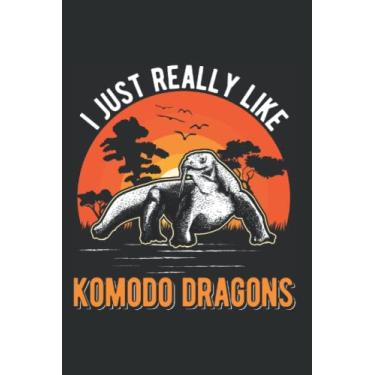 Imagem de Komodowaran Tagesplaner: I just really like Komodo Dragons/Kalender 2023 & 2024 / Wochenplaner Tagesplaner Planer/Planungsbuch To-Do-Liste / 6x9 Zoll / 100 ausfüllbare Seiten