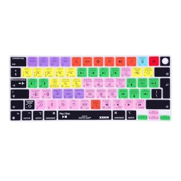 Imagem de XSKN Avid Pro Tools Shortcuts EU teclado capa de silicone para 2021 e posteriores M2 M3 M4 Chip MacBook Air 13.6 15,3 polegadas MacBook Pro 14.2 16.1 cm com Touch ID