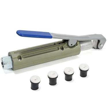 Imagem de Pistola de jateamento de areia, pistola de jateamento com ponta de cerâmica 4X kit de pistola de jato de areia abrasiva com bicos (2/2,5/3/5 mm) para remover manchas de tinta de ferrugem