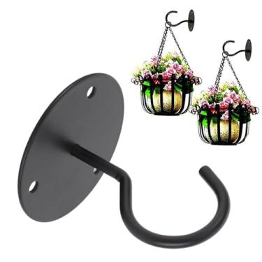 Imagem de Conjunto de 6 Ganchos de Teto para Montagem Em Parede Ganchos de Teto para Plantas Suspensas, Suportes de Teto de Metal para Cavidade de Drywall Placa de Parede Oca Prancha Luzes