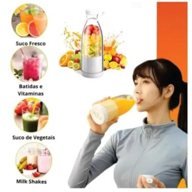 Imagem de Mini Juicer Portátil com Alça Liquidificador 400 ML