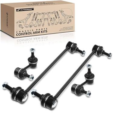 Imagem de A-Premium Conjunto de 4, kit de elos de barra estabilizadora frontal e traseira, compatível com Mitsubishi Outlander (Sport & Outlander PHEV), Lancer, Eclipse Cross, Dodge Avenger, Caliber, Chrysler