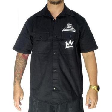Imagem de Camisa Work Shirt Throne Pixo Grafitti Hip Hop-Masculino