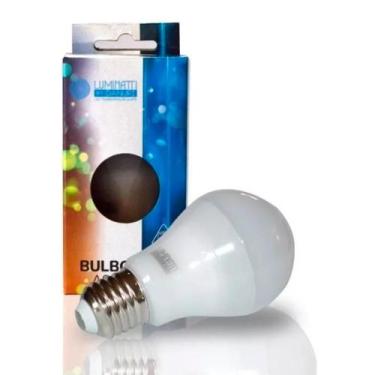 Imagem de Lâmpada Bulbo Led 9w A-60 E27 Luminatti 3000K, 3000K Amarela