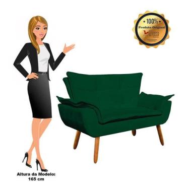 Imagem de Namoradeira Opala Suede Verde - D'ROSSI